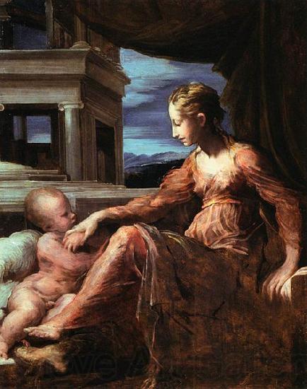 Francesco Parmigianino Virgin and Child France oil painting art